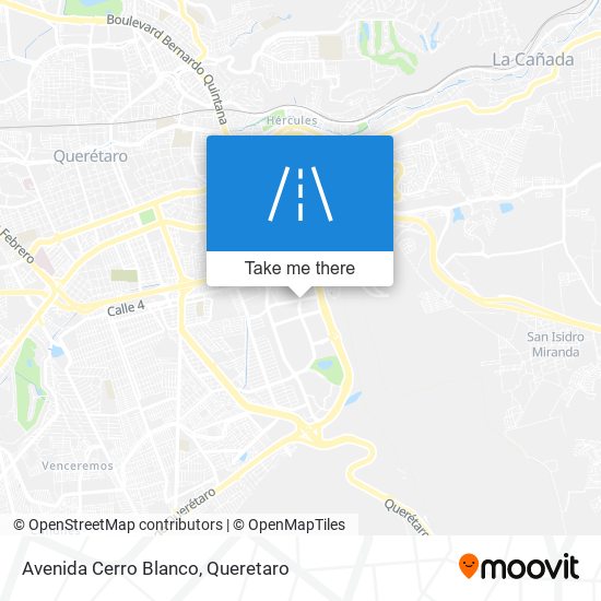 Avenida Cerro Blanco map
