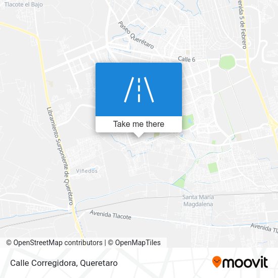 Mapa de Calle Corregidora