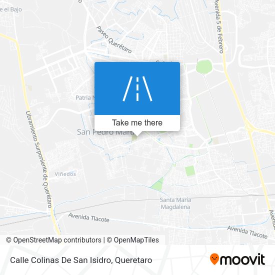 Calle Colinas De San Isidro map