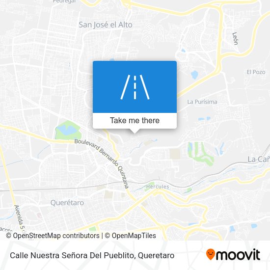Calle Nuestra Señora Del Pueblito map
