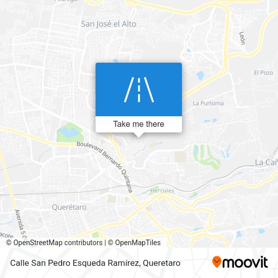 Calle San Pedro Esqueda Ramírez map