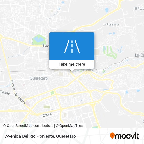 Avenida Del Río Poniente map