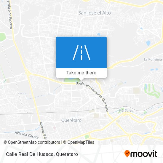 Calle Real De Huasca map