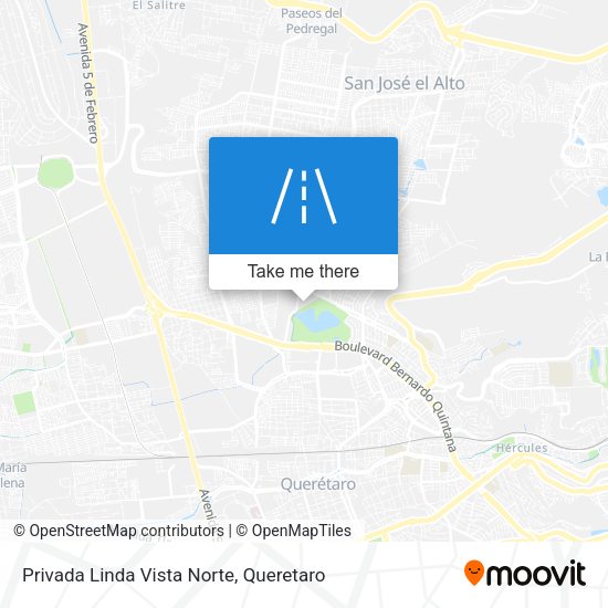 Privada Linda Vista Norte map