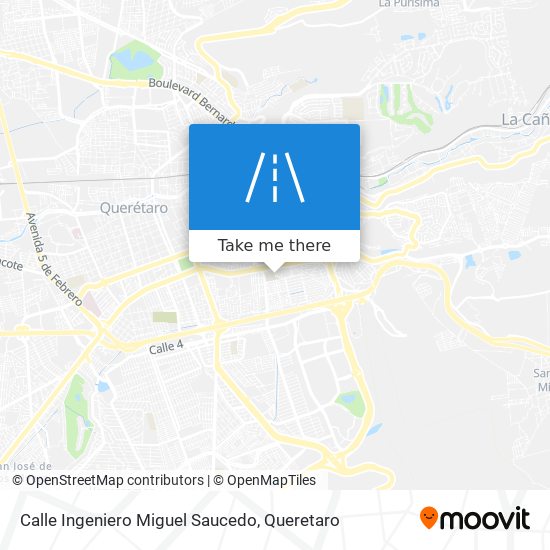 Mapa de Calle Ingeniero Miguel Saucedo