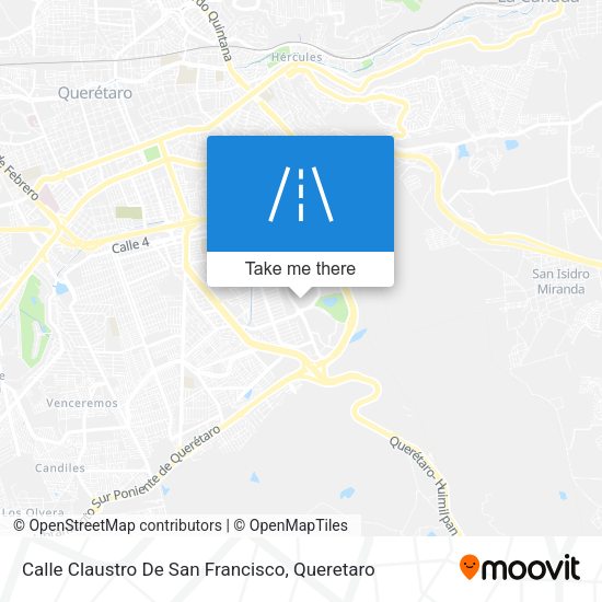 Calle Claustro De San Francisco map