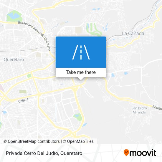 Privada Cerro Del Judío map