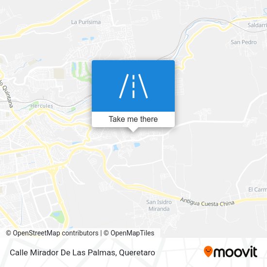 Mapa de Calle Mirador De Las Palmas