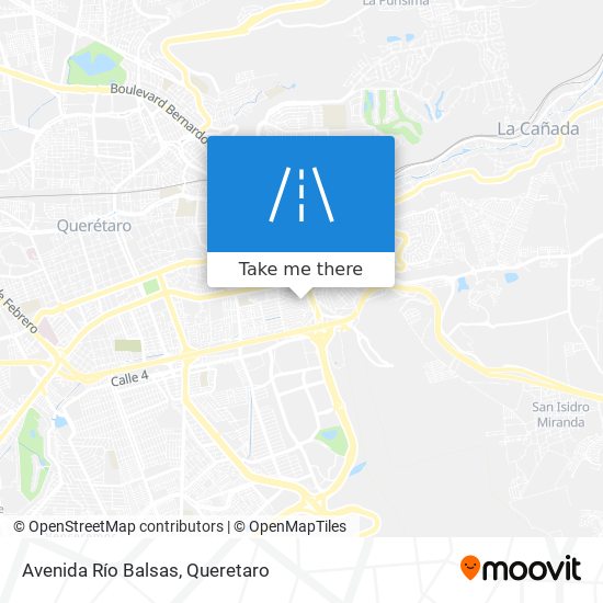 Avenida Río Balsas map