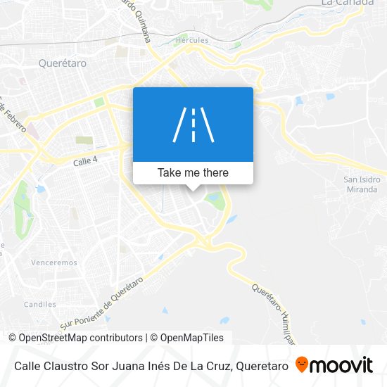 Calle Claustro Sor Juana Inés De La Cruz map