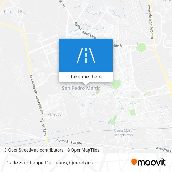 Calle San Felipe De Jesús map