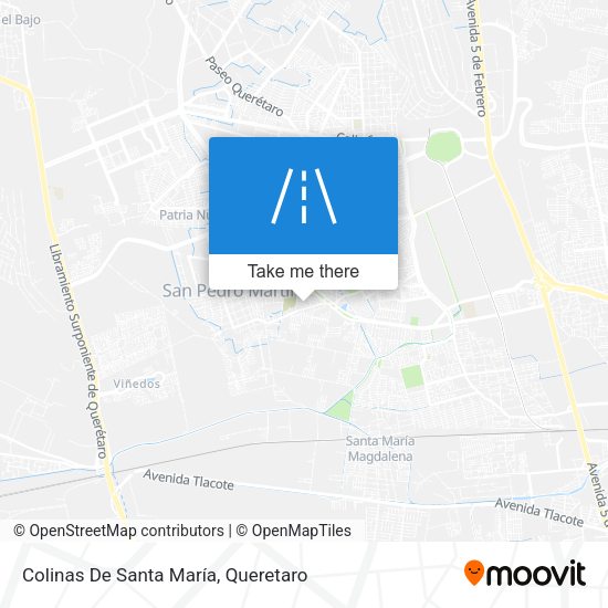 Colinas De Santa María map