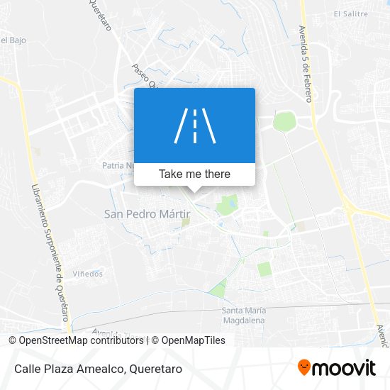 Calle Plaza Amealco map