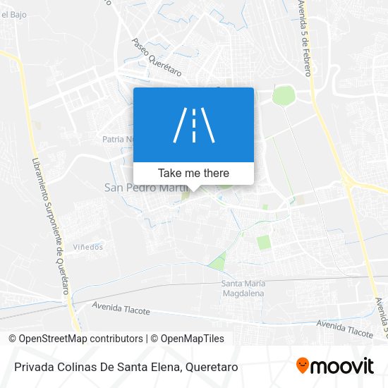 Privada Colinas De Santa Elena map