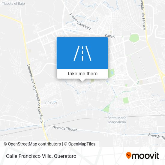 Calle Francisco Villa map