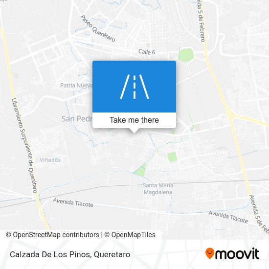 Calzada De Los Pinos map