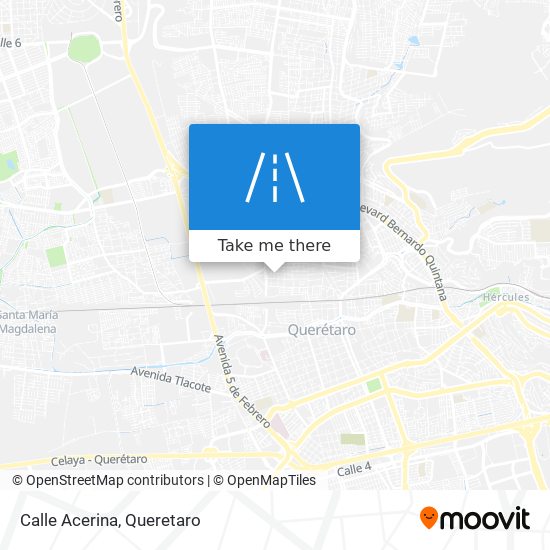 Calle Acerina map