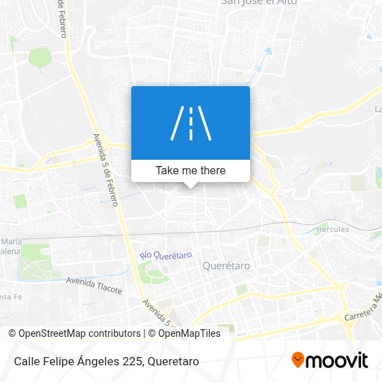 Calle Felipe Ángeles 225 map