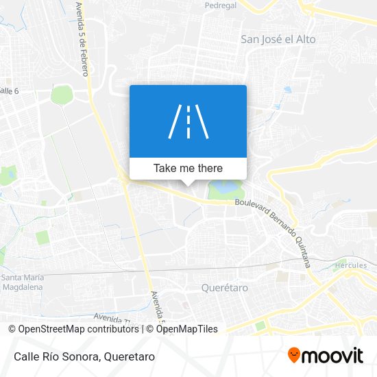 Calle Río Sonora map