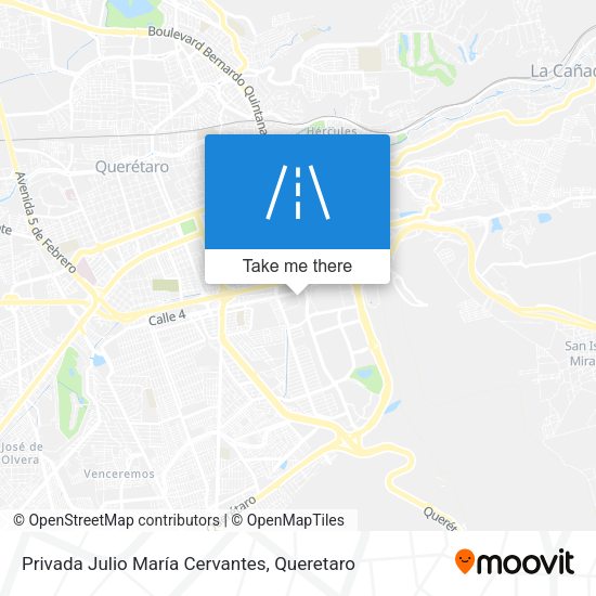 Privada Julio María Cervantes map