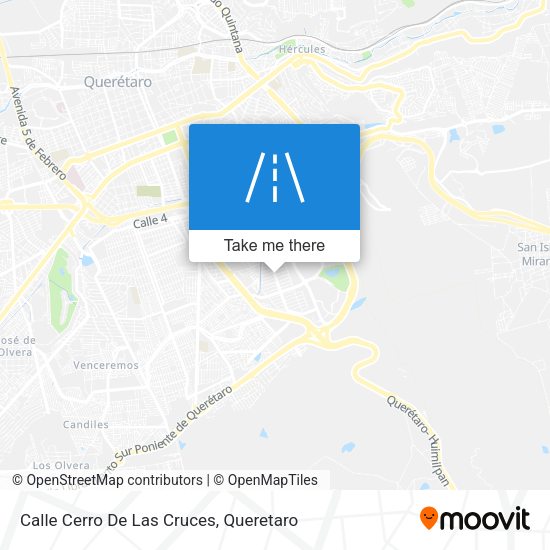 Calle Cerro De Las Cruces map