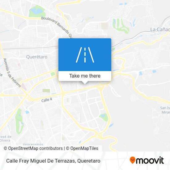 Calle Fray Miguel De Terrazas map