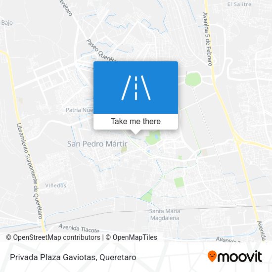 Privada Plaza Gaviotas map