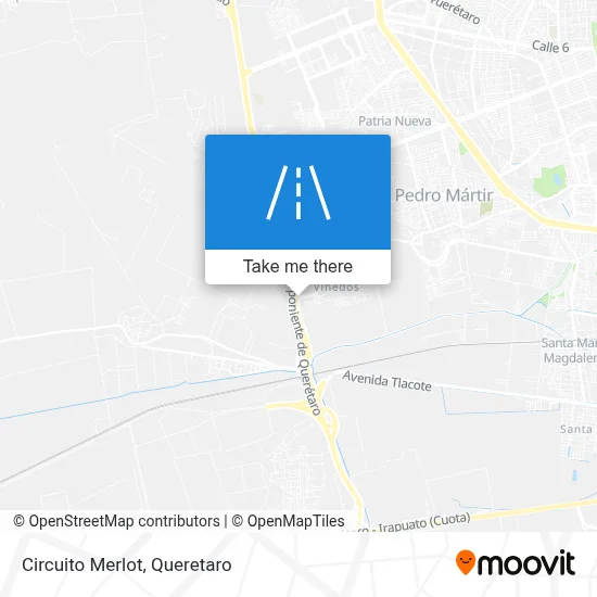 Circuito Merlot map