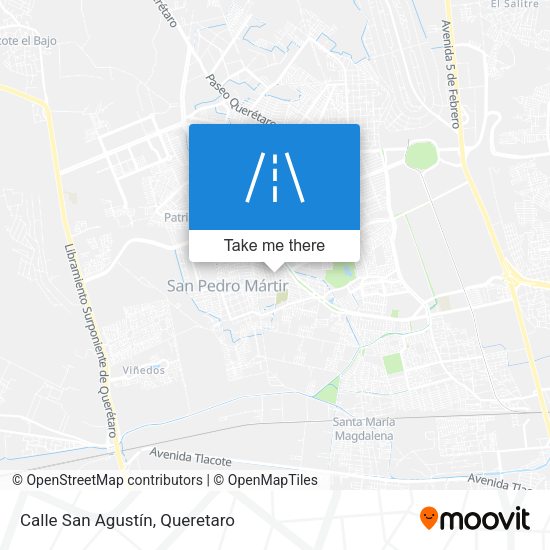 Calle San Agustín map
