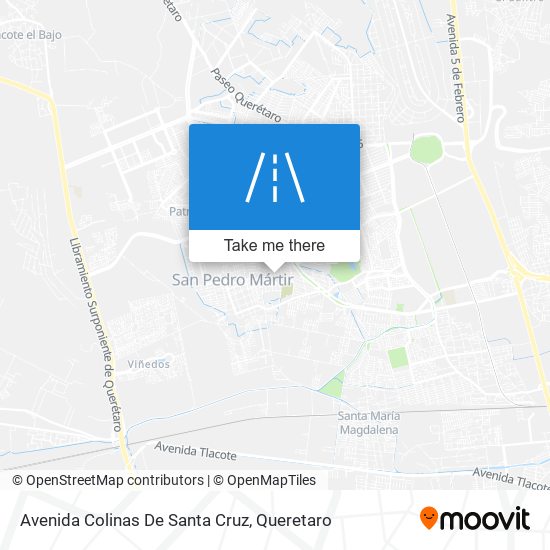 Avenida Colinas De Santa Cruz map