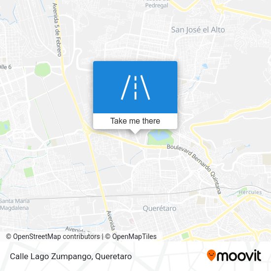 Calle Lago Zumpango map