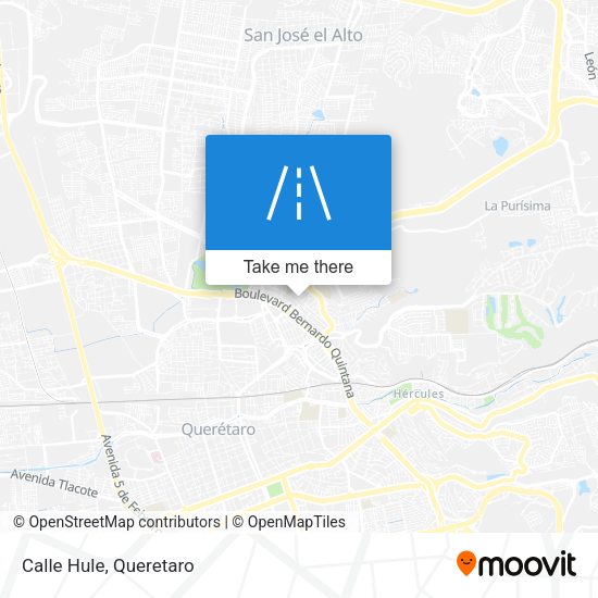 Mapa de Calle Hule