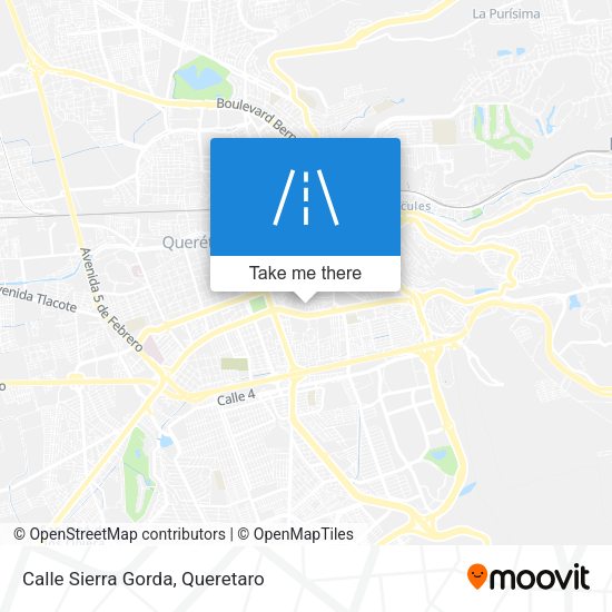 Mapa de Calle Sierra Gorda