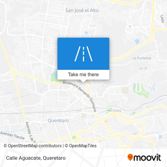 Calle Aguacate map