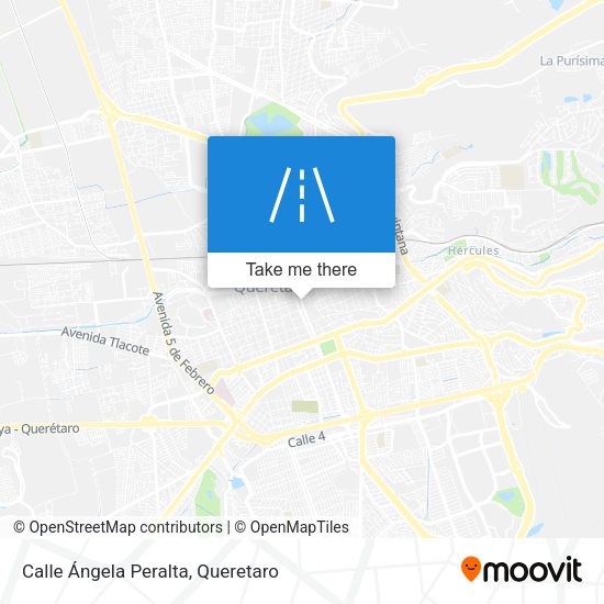 Calle Ángela Peralta map