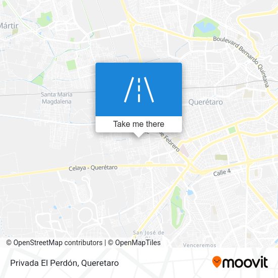 Privada El Perdón map