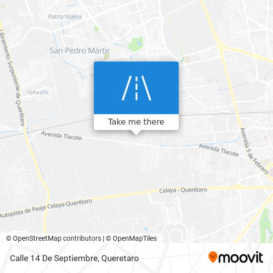 Calle 14 De Septiembre map