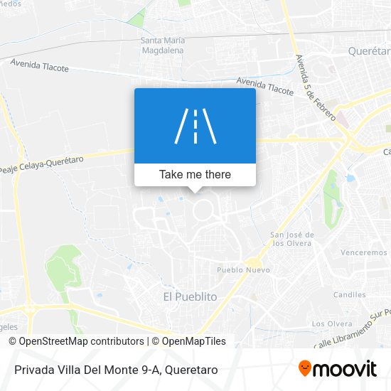 Privada Villa Del Monte 9-A map