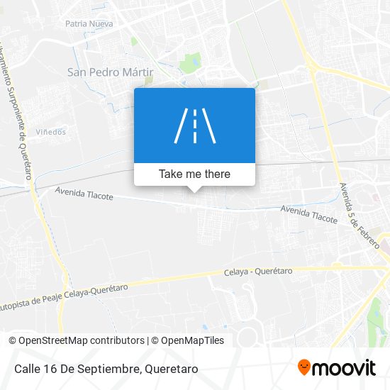 Calle 16 De Septiembre map