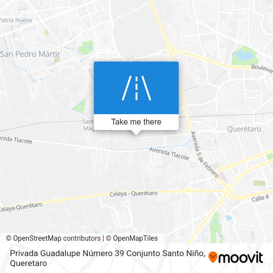 Mapa de Privada Guadalupe Número 39 Conjunto Santo Niño