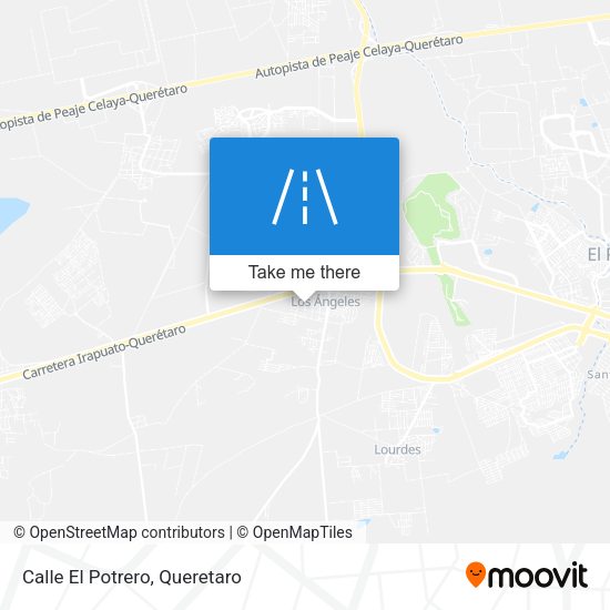 Mapa de Calle El Potrero