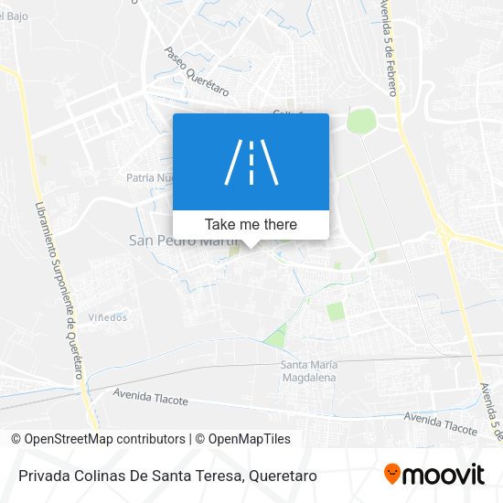 Privada Colinas De Santa Teresa map