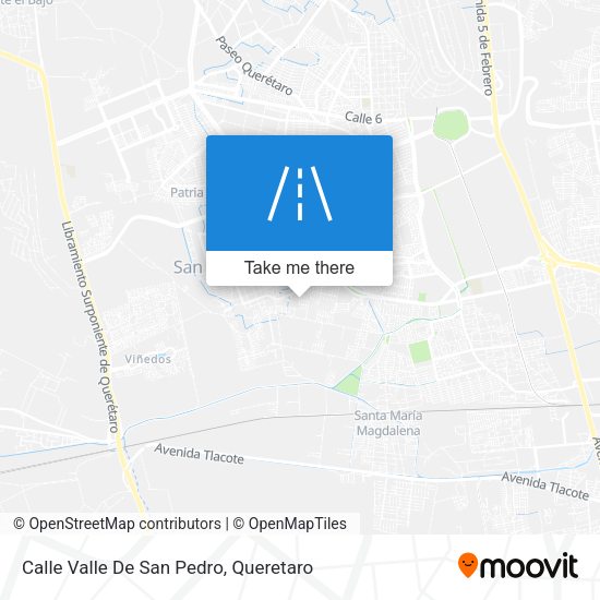 Calle Valle De San Pedro map