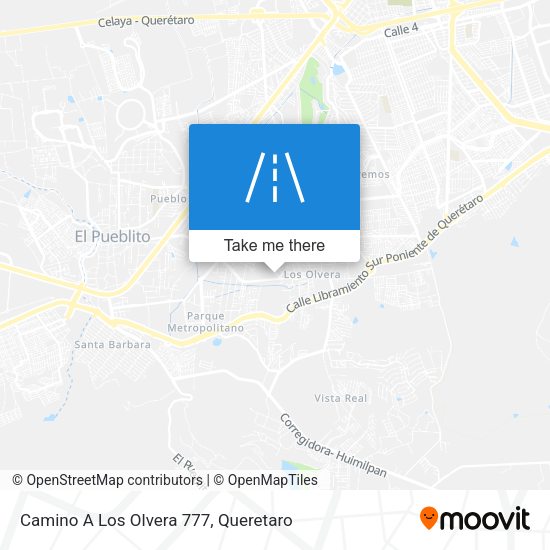 Mapa de Camino A Los Olvera 777
