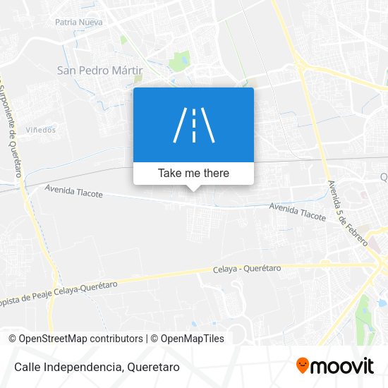 Mapa de Calle Independencia