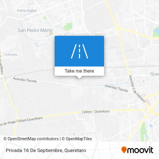 Privada 16 De Septiembre map