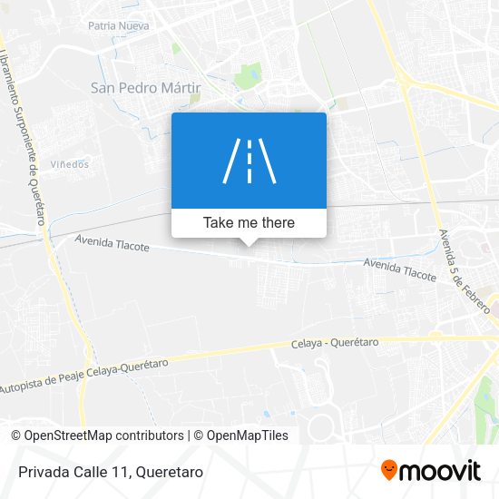 Mapa de Privada Calle 11