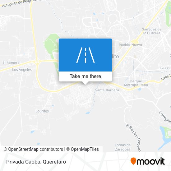 Mapa de Privada Caoba