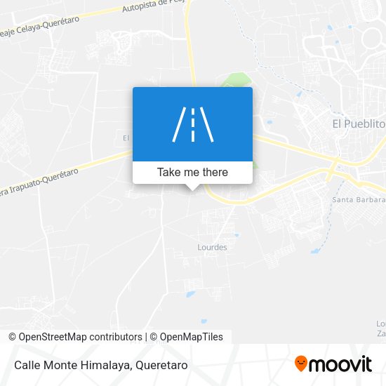 Calle Monte Himalaya map