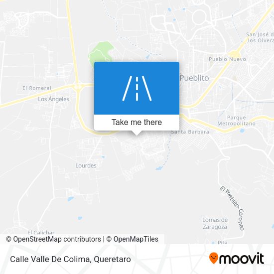 Calle Valle De Colima map